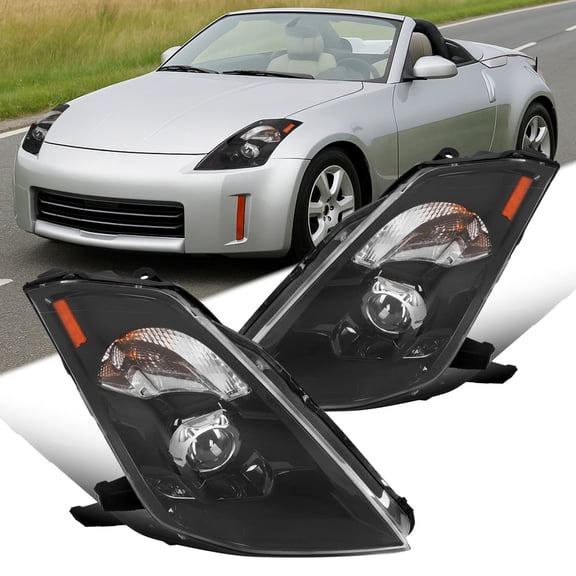 2PCS HID Projector Headlight Lamps For Nissan 350Z Factory Xenon Models 2003-09