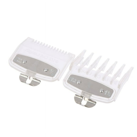 2PCS Hair Clipper Guide Comb Cutting Limit Combs Standard Guards Attach Parts