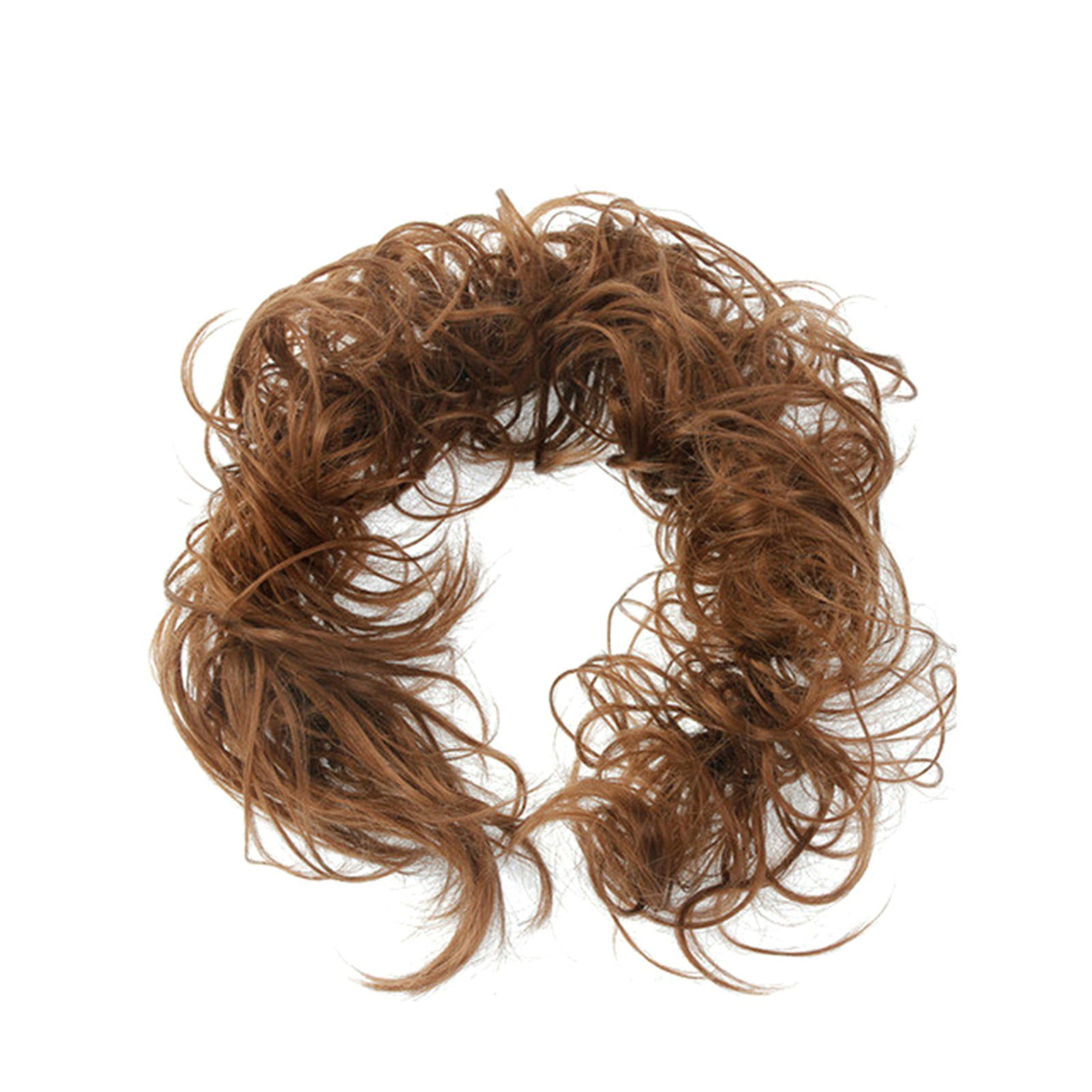 2PCS Hair Extensions Synthetic Hair Bun Extensions Scrunchies