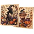 thumbnail image 1 of 2PCS Halloween Ghost Pearl Art DIY Kit, Spooky Cute 3D Diamond Painting Crafts, DIY Fall Home Decor Wall Art, Beginner DIY Seasonal Party Gifts, 1 of 6