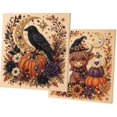 thumbnail image 1 of 2PCS Halloween Ghost Pearl Art DIY Kit, Spooky Cute 3D Diamond Painting Crafts, DIY Fall Home Decor Wall Art, Beginner DIY Seasonal Party Gifts, 1 of 6