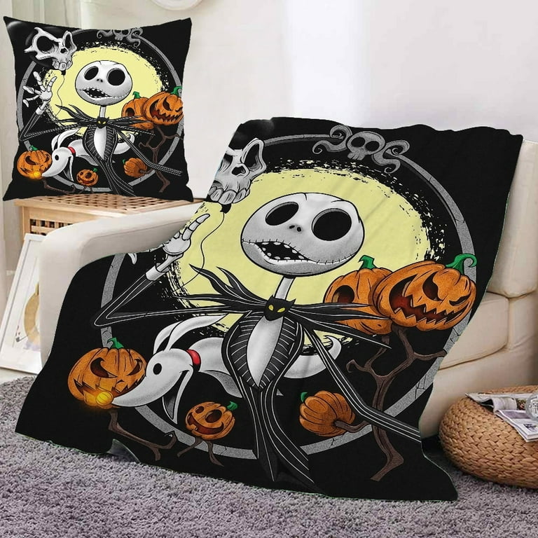 Jack skellington plush blanket hotsell