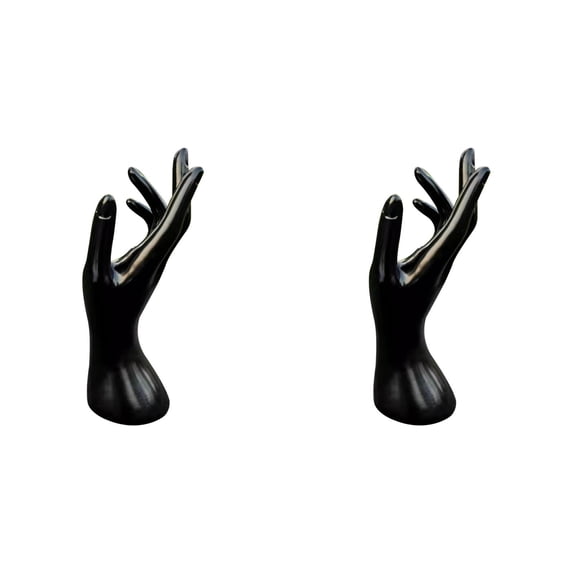 2PCS Hand Jewelry Holder 21.5cm/8.5Inch Female Mannequin Hand Model Jewelry Display Rack Bracelet Holder for Home Jewelry Store Home Decor