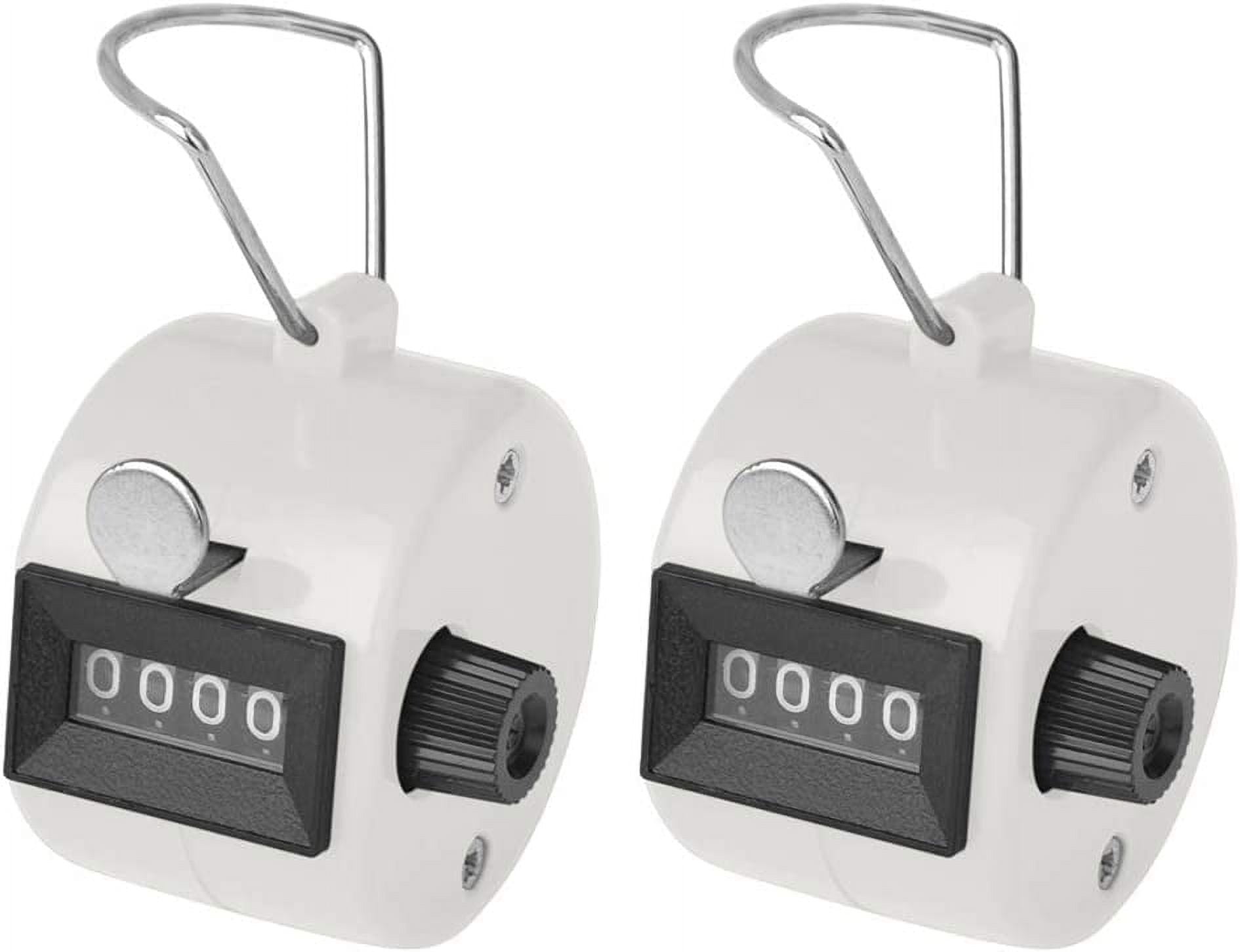 2PCS Hand Tally Counters, 4 Digital ABS Click Counter for Sport Stadium ...