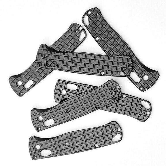 2PCS Handle Scale Brushed Custom Grenade Pattern For Benchmade Bugout 535 1Pair