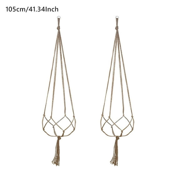 2PCS Hanger Flower Pot Rope Wall Indoor Home Decor, Usupdd 2025 2PCS Hanger Flower Pot Rope