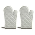 thumbnail image 1 of 2PCS Heat Resistant Durable Oven Mitts, BPA-Free Protective Grilling Potholders, Soft Cotton Lining, Waterproof Non-Slip Grip Oven Glove, Kitchen Pot Holders Mits for BBQ, Baking, Cooking, 1 of 7