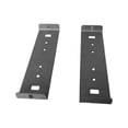 thumbnail image 1 of 2PCS Heavy Duty Iron Mailbox Mounting Brackets Mailbox Mounting Fixtures for Large Floor Mailboxes Up to 8 Ft Wide,Black, 1 of 7