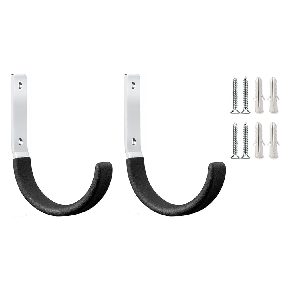 2PCS Heavy Duty Steel Garage Hooks Garage Storage Utility Hooks Heavy Duty Garage Garden Tool Organizer Steel Wall Mount Hooks Garden Hose Hanger Small Garden U Hooks Walmart