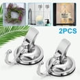 thumbnail image 1 of 2PCS Heavy Duty Strong Suction Cup Hooks Waterproof Wall Hanger Kitchen Bathroom, 1 of 2