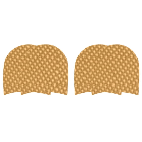 2PCS Heels Replacement Shoe Replacement Natural Rubber Heels and Half Sole Shoe Rubber Heel Replacement for Leather Shoes Home Decor