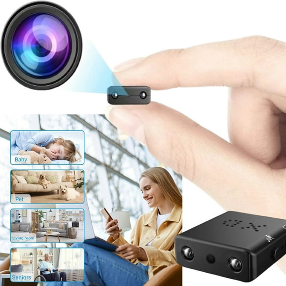 2PCS Hidden Camera - 1080P Indoor Camera - Best Mini Camera - No Need Wifi Wireless Camera - Nanny Camera for Pet/Baby - Live Video Recorder with Night Vision and Full HD Surveillance Camerar