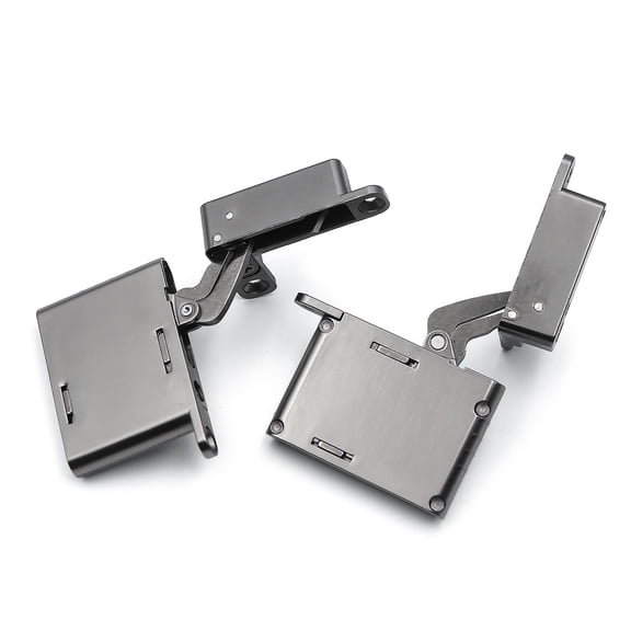 2PCS Hidden Door Hinges Zinc Alloy Heavy Duty 105 Degree Swing Butt Hinge