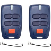 2PCS High Compatibility BFT Mitto 2 B RCB Garage Door Remote Control 433MHz   2-Channel, 4-Button Rolling Code   Compatible with BFT Garage Door Openers Mitto 2, Kleio, Ghibli, TRC 2, Kleio 2