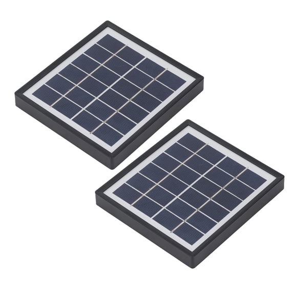 2PCS High Efficiency 5W Solar Charges Lightweight USB Power Supply for Smartphones Outdoor Activity Travel Essential