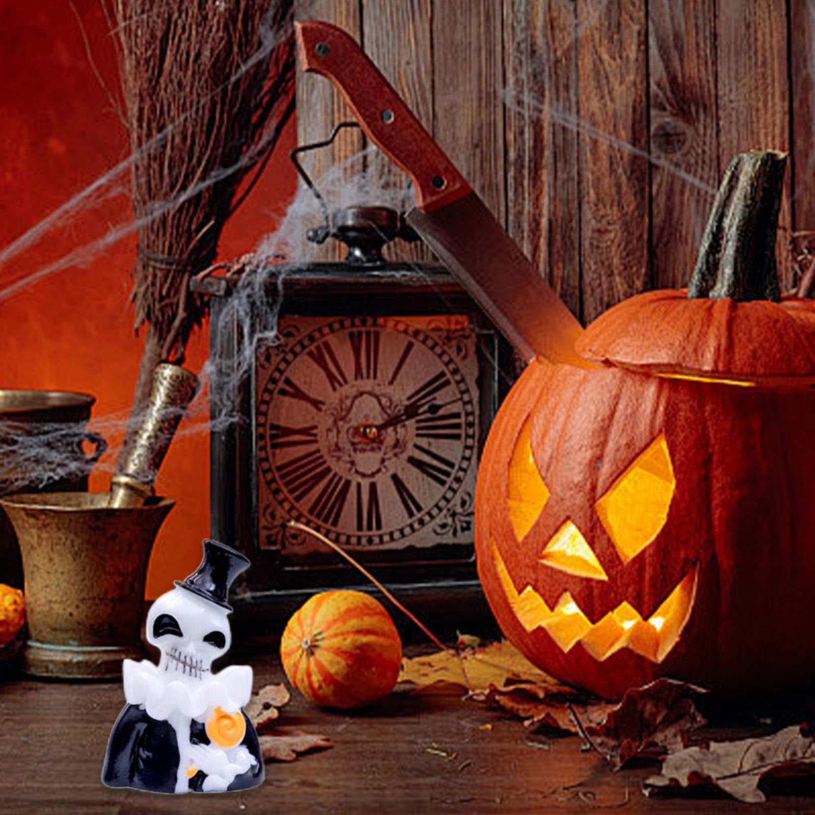 2PCS Hilehuti Christmas Clearance Desktop Ornament,Halloween Miniature