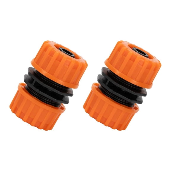 2PCS Hose Joint Quick Coupling Connectors - Garden Irrigation Wash Coupling Joint Adapter Extenders Set - Tube Watering Hose Quick Connectors Tools for Garden Irrigation Wash - Shape A
