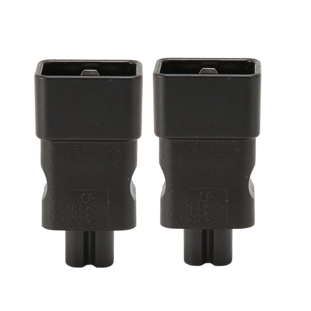 2PCS IEC320 C20 to IEC320 C7 Power Adapter Plug and Play Reinforced C20 ...