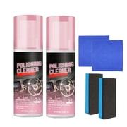 2PCS Instant Shine & Protection Car Interior Polisher, 2026 New Car Interior Protectant Spray, Polishing Cleaner Car Interior Spray, Suitable for Leather, Plastic and Rubber Surfaces