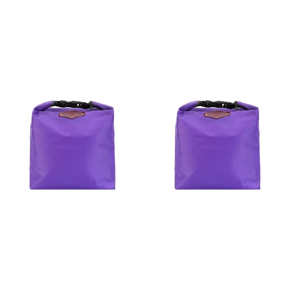 2PCS Insulated Thermal Food Reusable Hot Cold Temperature Retention Container for Picnic Lunch Outdoor Travel Home Decor