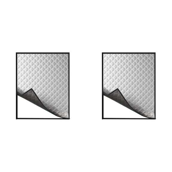 2PCS Insulated Window Cover, Upgraded Oxford Cloth Waterproof Thermal Insulated Blackout Window Insulation kit, Fits up to Windows to Keep Warm in Winter