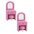 2PCS Jewelry Box Sofa Jewelry Box Dutch Velvet Earrings Storage,Jewelry