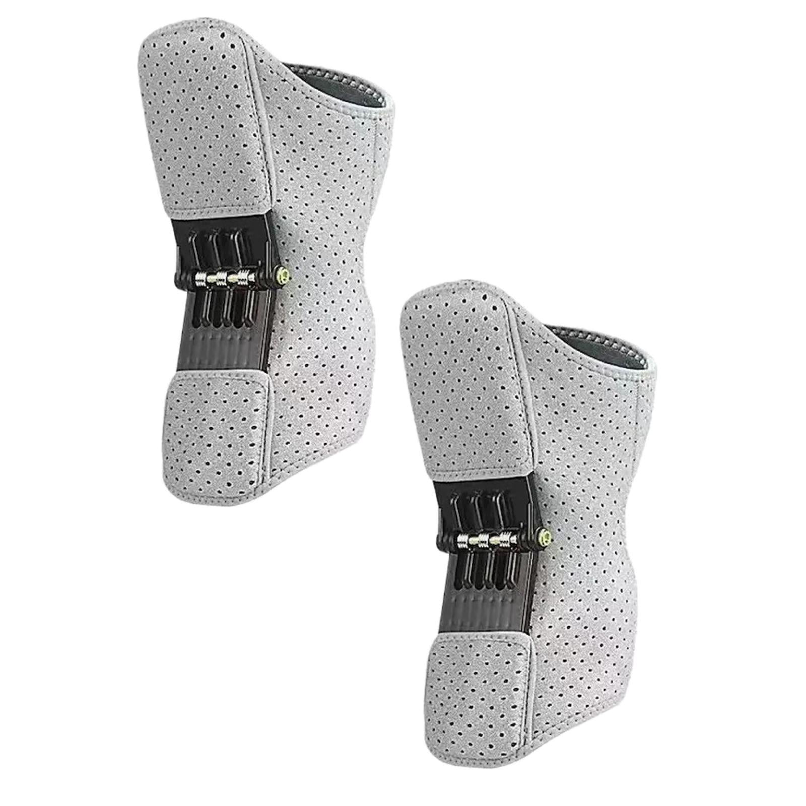 2PCS Joint Power Support Knee Braces With 4 Springs, Adjustable Knee Stabilizer Pads, Pain Relief Rebound Spring Force Joint Support Power Lift Knee Pads For Hiking Climbing, Squat, Volleyball