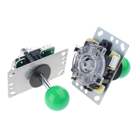 2PCS Joystick & Encoders Set 0 Delay Compact Designs Encoders Board Quick Installation Suitable for PC Game