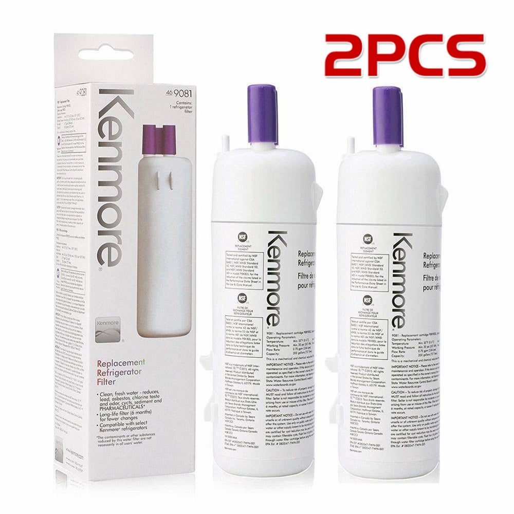 2PCS Kenmore 9081 Refrigerator Water Filter Replacement for Kenmore