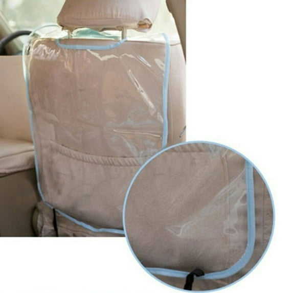 2PCS Kick Mats Car Back Seat Cover Protects Seats from Dirt/Footprints
