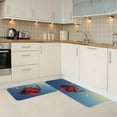 2PCS Kitchen Mats for FloorSunset Rose Elegance Non slip Kitchen Rugs