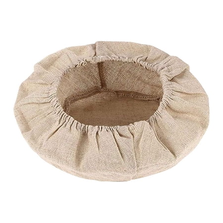 2PCS Kitchen Supplies Rattan Wicker Bakeware Fermentation Bread Proofing Baskets Bread Basket Cloth Liner Sourdough Basket Dougn Rattan ROUND-7INCH