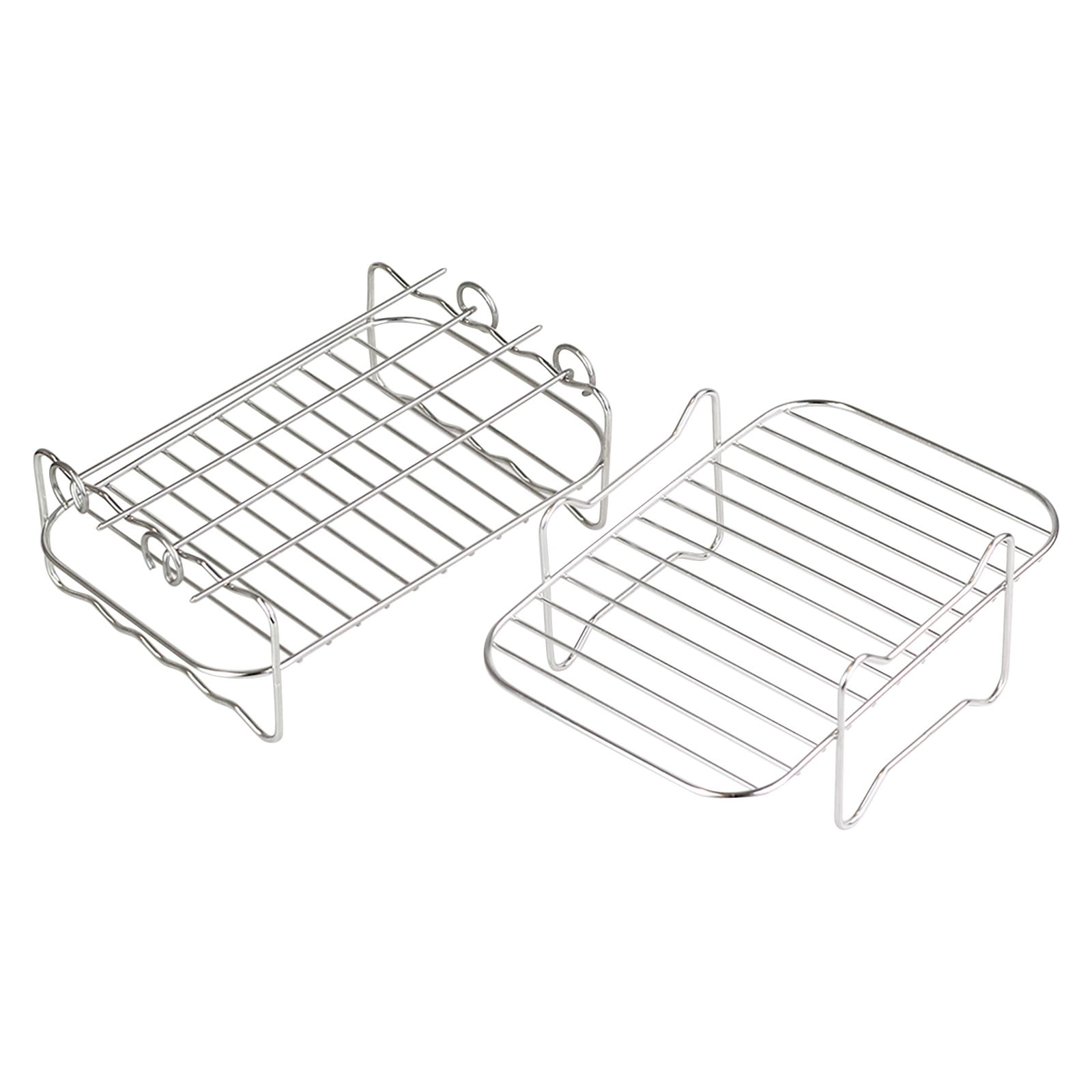 2PCS Kitchen Utensils Double Pot Double Air Fryer Accessories And Grill