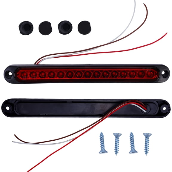 2PCS LED Brake Stop Tail Lights for Chevrolet Silverado, for Ford F-150/ Ranger, for Jeep Wrangler/ Grand Cherokee/ Commander/ Compass/ Liberty, for Toyota Tundra/ Tacoma, for Ram 1500/ 2500/ 3500