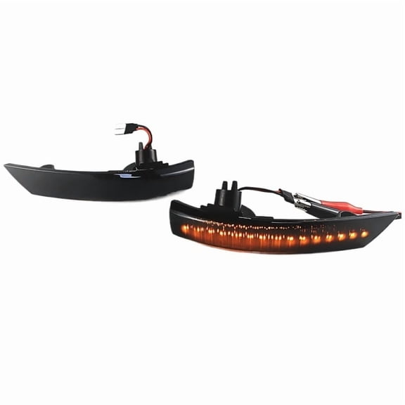 2PCS LED Dynamic Turn Signal Lights Side Mirror Sequential Indicator Blinker Lamps Canbus For Ford Focus 2 3 Mk2 Mk3