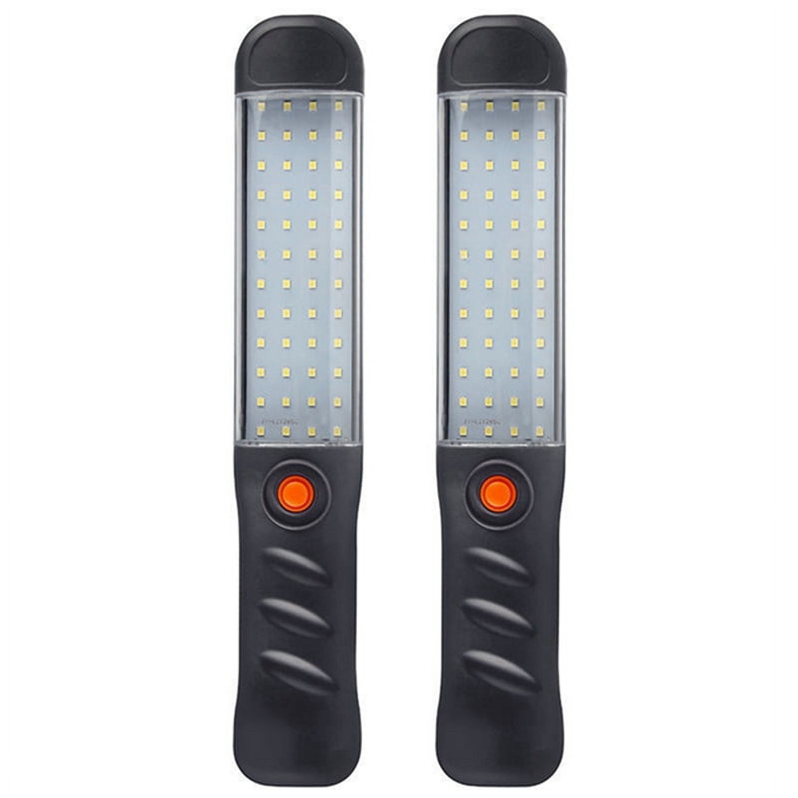 Led Car Flashlight 2PCS LED Flashlights Rechargeable Work Light with Magnetic Base and ...