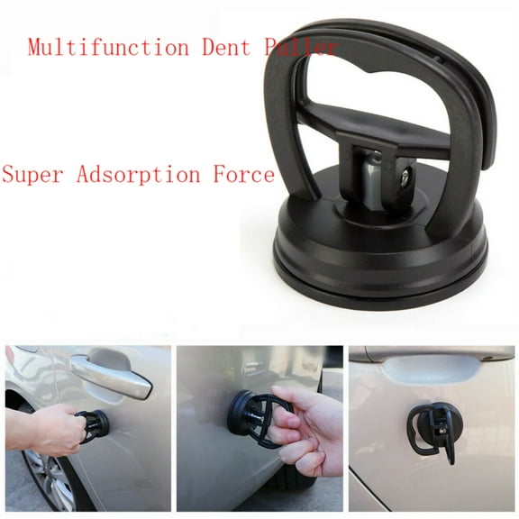 2PCS Large Dent Puller for Auto Car Body,176LB Suction Repair Pull Panel Ding Remover Sucker Cup Tool(Black)