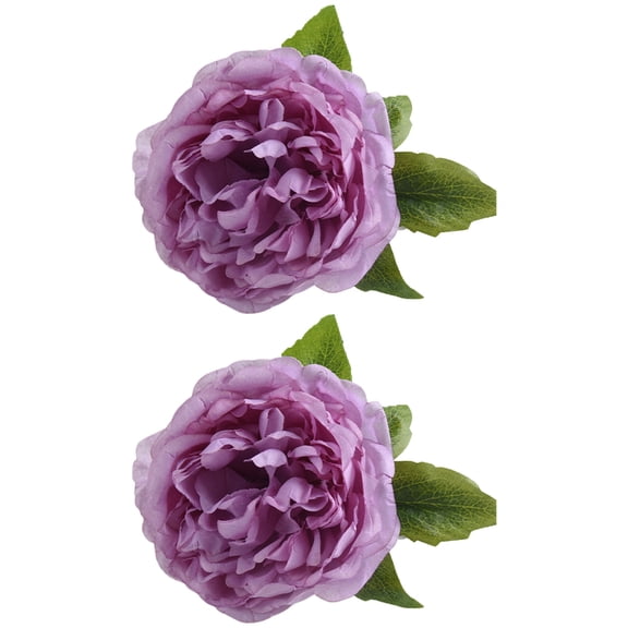 2PCS Large Floral Curtain Tiebacks Simulated Fabric Flower Curtain Ties