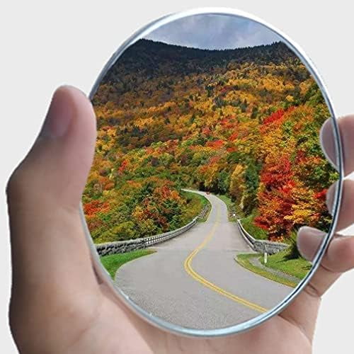 2PCS Large Stick-on Convex Blind Spot Mirror, 3.75" HD Glass Big Round
