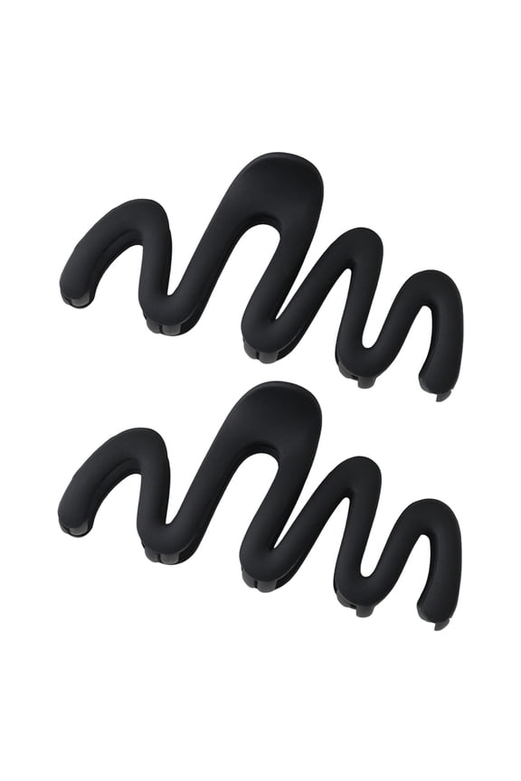 2PCS Large Wave Disc Hair Clip for Women and Durable in Different Styles
