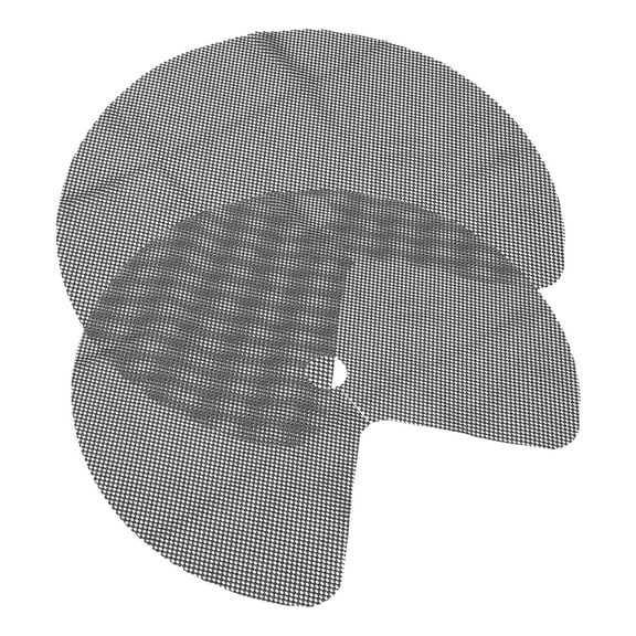 WHAMVOX PVC Nonslip Circle Mats for Home Beige Kitchen Cabinet Shelf Liners 2pcs