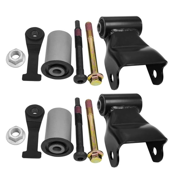 2PCS Leaf Spring Shackle Rear For Dodge Ram 1500 2007-2009 2500 3500 2003-2010 Ram 2500 3500 2011-2013 722-035