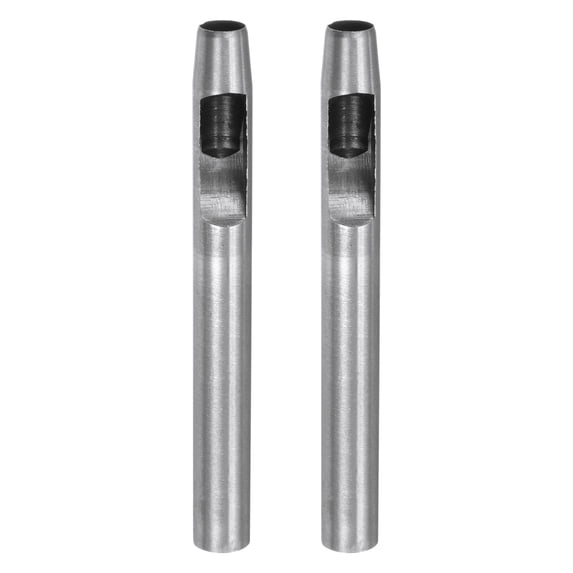 2PCS Leather Hole Punch 8mm Straight Round 45# Steel Belt Puncher for Leather Watch Band Leather Craft Clothing