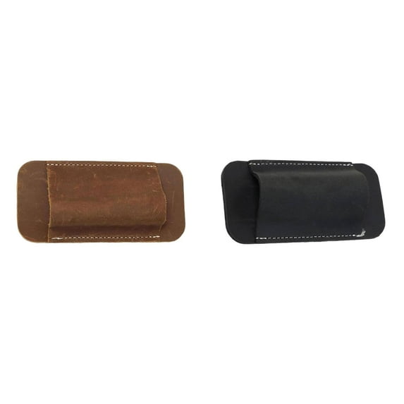 2PCS Leather Knife Sheath for Belt,Knife Sheath,Horizontal Carry Pocket Knife Holder,EDC Belt Organizer,Compact Draw Knife Holster,EDC Pocket Organizer,Sheath for Folding Knife