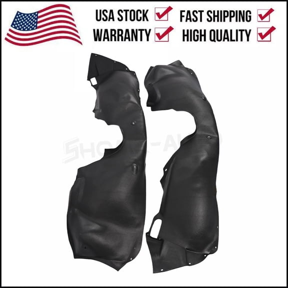 2PCS Left Right Front Fender Liner Splash Shield For 2014-2015 Chevy Camaro