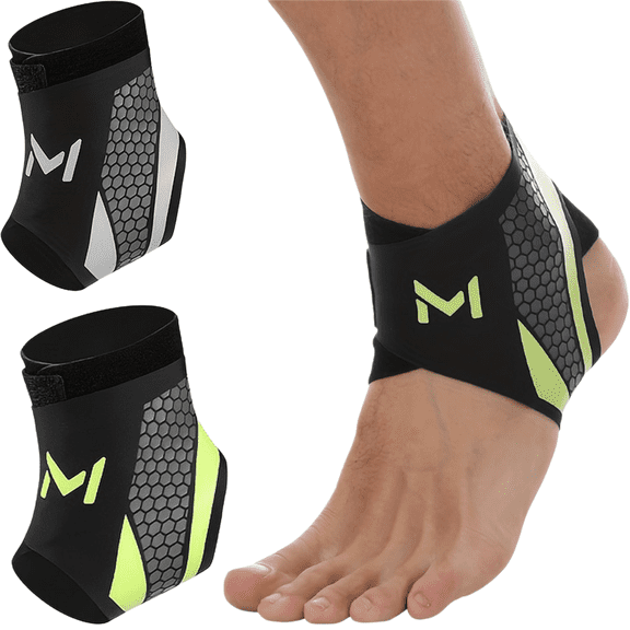 2PCS Lightweight Sports Ankle Brace Compression Sprain & Breathable for Men Women Ultrathin High-Elastic Ankle Wraps Ankle Brace for Basketball Soccer & Fitness