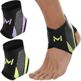 thumbnail image 1 of 2PCS Lightweight Sports Ankle Brace Compression Sprain & Breathable for Men Women Ultrathin High-Elastic Ankle Wraps Ankle Brace for Basketball Soccer & Fitness, 1 of 9