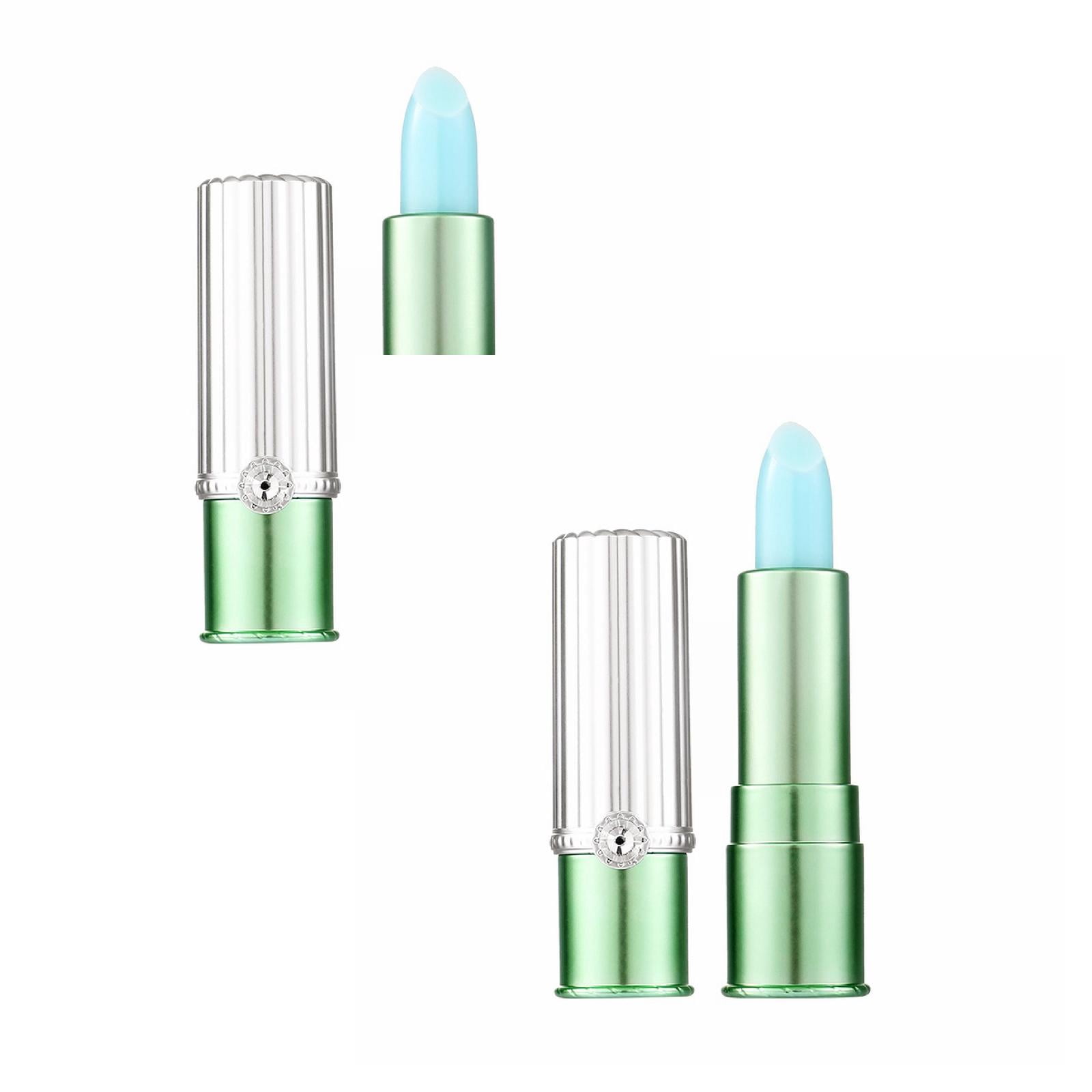 2PCS Lip Butters Color Temperature Lipstick Cup Blue Balm Change Lip