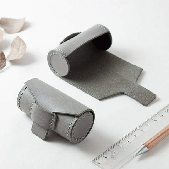 2PCS Lipstick Case Lipstick Storage Box Mini Portable (Gray )