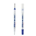 thumbnail image 1 of 2PCS Long Head Deep Hole Marker Pens, 20mm Deep Reach Markers, Long Nose Marker, Waterproof Construction Markers Marking Tool, Permanent Markers Carpenter Ink Marker Pens, Metal Marking Pen(Blue), 1 of 6